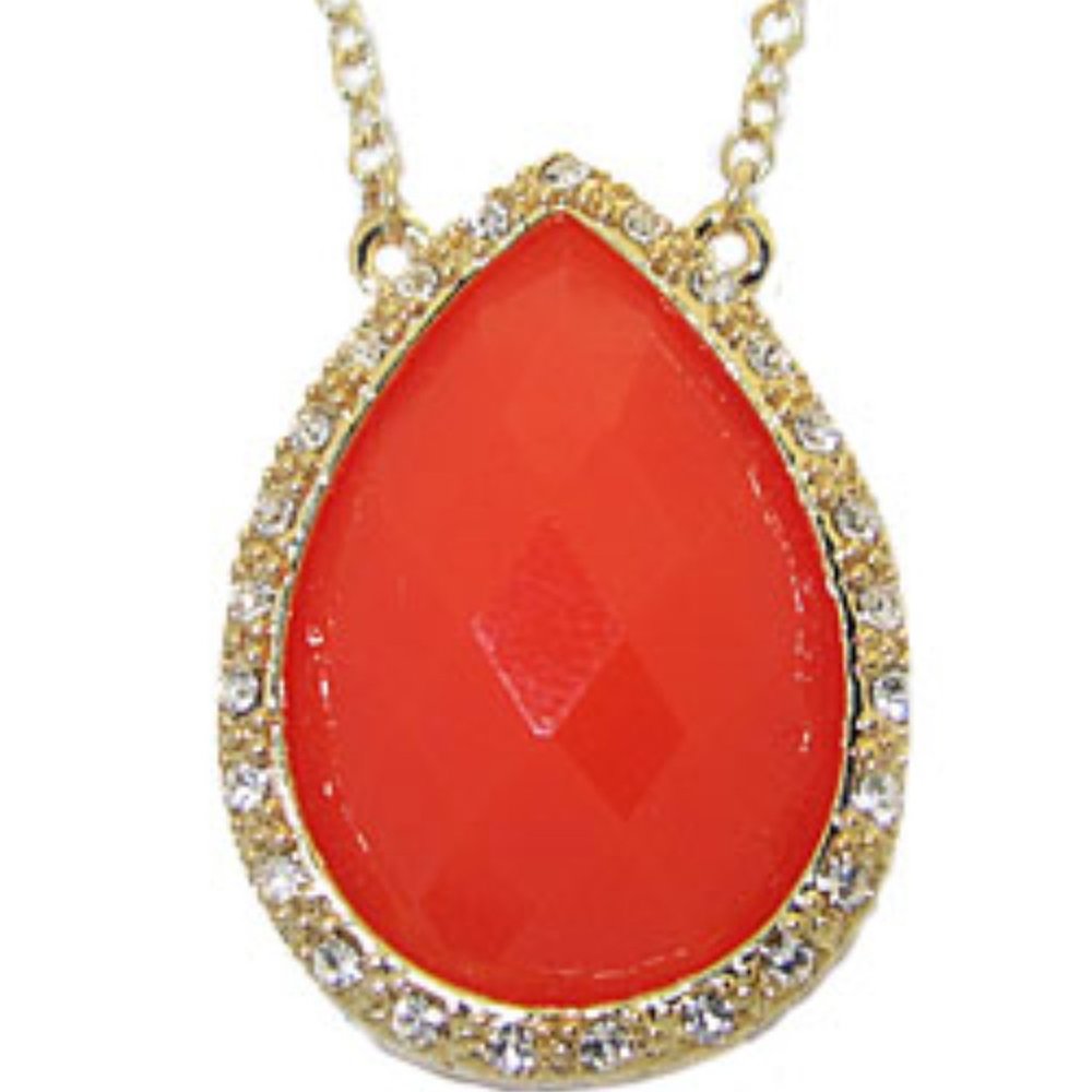 MX Signature Collection Necklace Coral Gold NWT